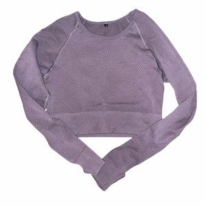 Balance Compression crop shirt sz M